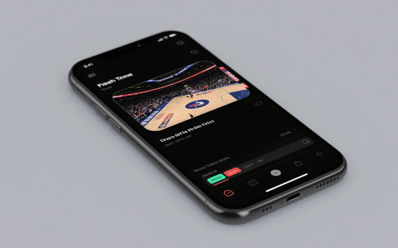 NBA比赛在线 APP界面预览